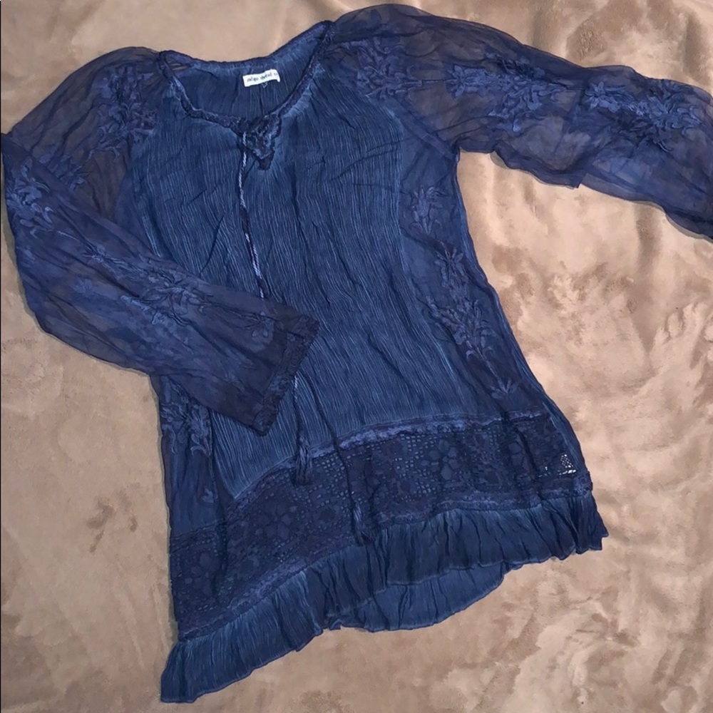 Blue INDIGO THREAD CO dress!!!!